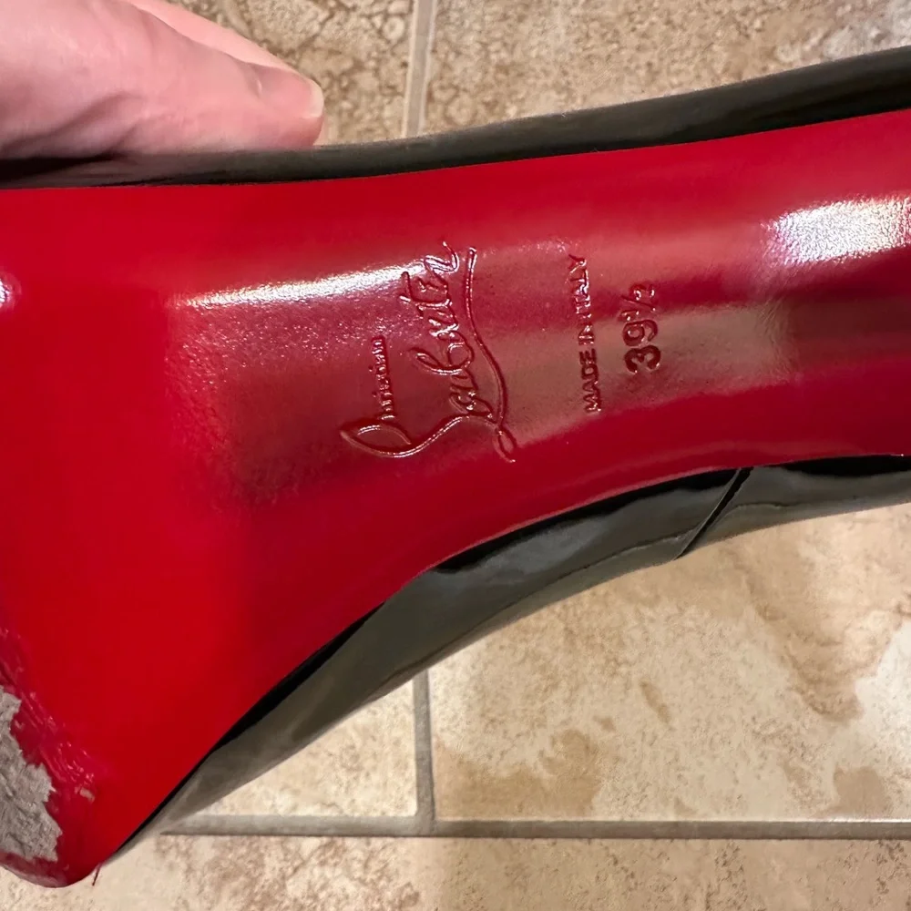 Very Prive 120 patent Christian Louboutin - Picture 2 of 5